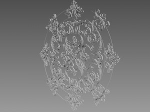 Decorative Rosette Modello 3D