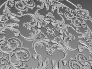 Decorative Rosette Modello 3D