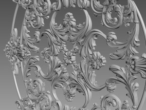 Decorative Rosette Modello 3D