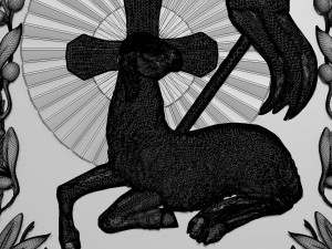 Lamb Bas-relief 3D-Modell