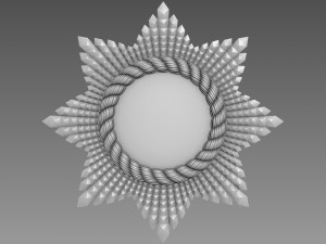 Emblem star 3D Model