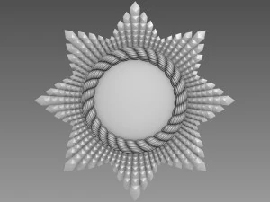 Stella emblema Modello 3D