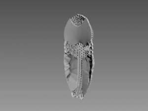 Owl Bas-relief 3D-Modell