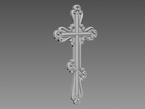 Cross bas-relief 3D 模型