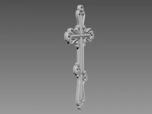 Cross bas-relief 3D Model