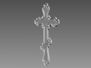 Cross bas-relief 3D 模型
