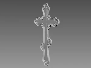 Cross bas-relief 3D Model
