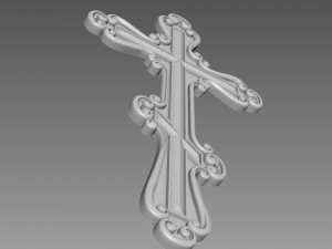 Cross bas-relief 3D 模型