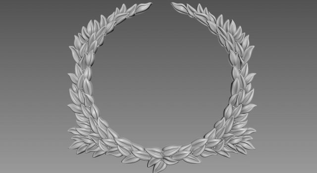 Frame Leaves Modèle 3D .c4d .max .obj .3ds .fbx .stl .blend 