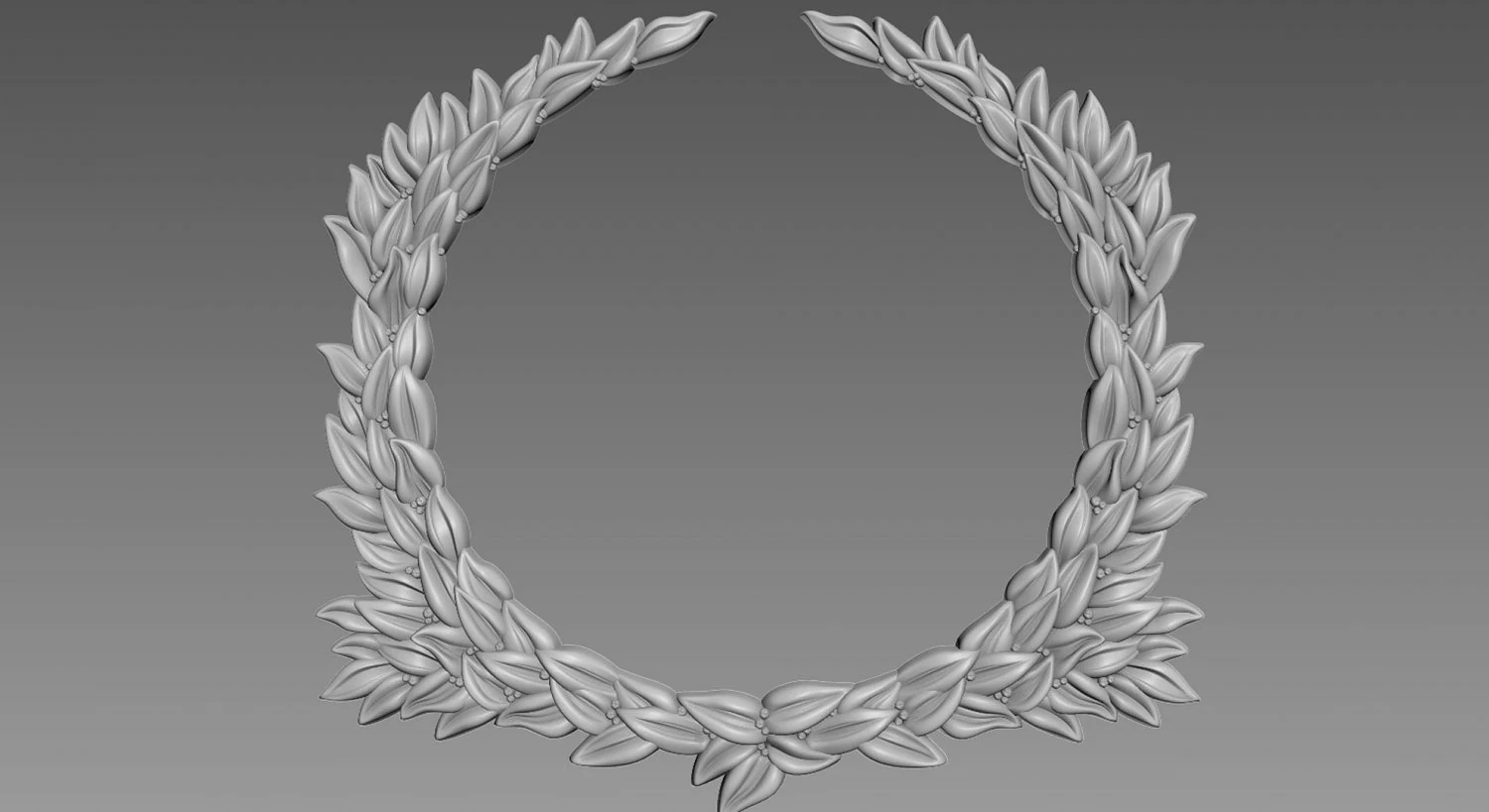 Frame Leaves 3D Model .c4d .max .obj .3ds .fbx .stl .blend 