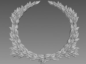 Frame Leaves 3D-Modell