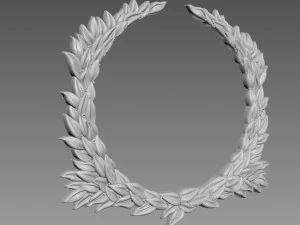 Frame Leaves 3D Model