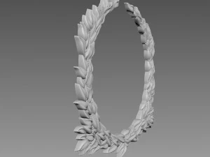 Frame Leaves 3D Model