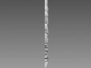 Frame Leaves 3D Model