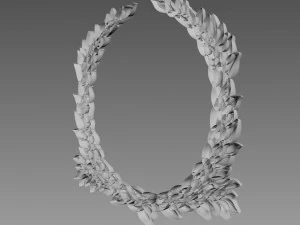 Frame Leaves 3D Model