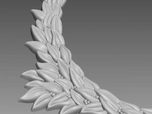 Frame Leaves 3D Model