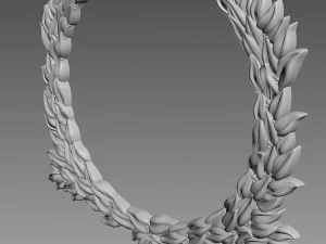 Frame Leaves 3D Model