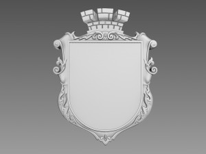 Coat of Arms Emblem 3D Model