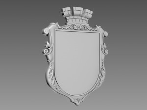 Coat of Arms Emblem Modello 3D