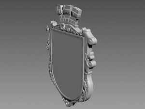 Coat of Arms Emblem Modello 3D