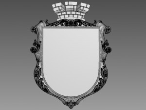 Coat of Arms Emblem Modello 3D