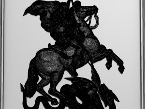 St George the Victorious bas-relief for CNC 3D Модель