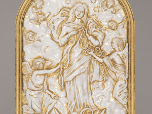 The Virgin Mary Bas-relief 3D Model