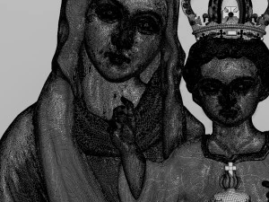 Virgin Mary and Child 3D Model