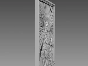 Virgin Mary and Holy Spirit 3D Model