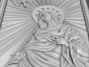 Virgin Mary and Holy Spirit 3D Model