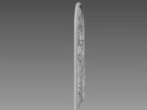 Virgin Mery and Child Bas-relief 3D Model