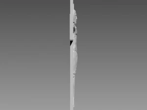 Jesus Crucifix Relief 3D Model