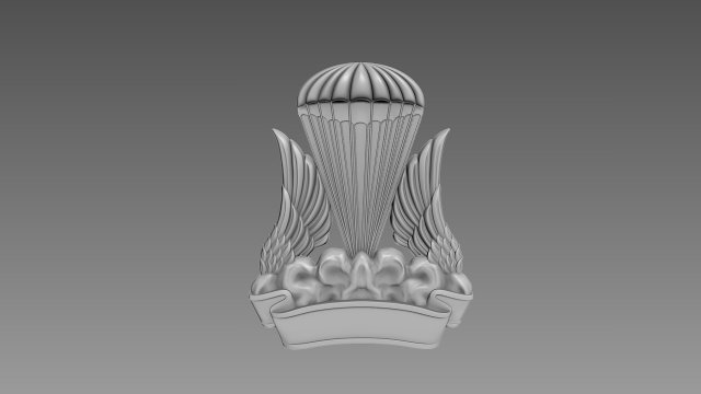 Emblem Symbol 3D Model .c4d .max .obj .3ds .fbx .stl .blend 