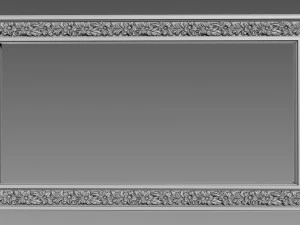 Cornice Piccoli Fiori Modello 3D