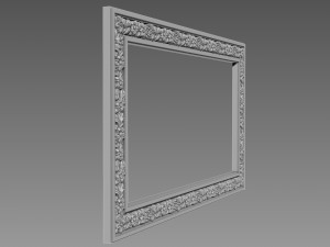 Frame Small Flowers 3D Model