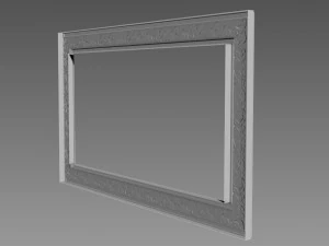 Frame Small Flowers 3D Model