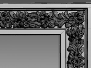 Frame Small Flowers 3D Model