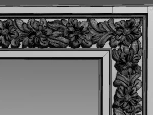 Frame Small Flowers 3D Model