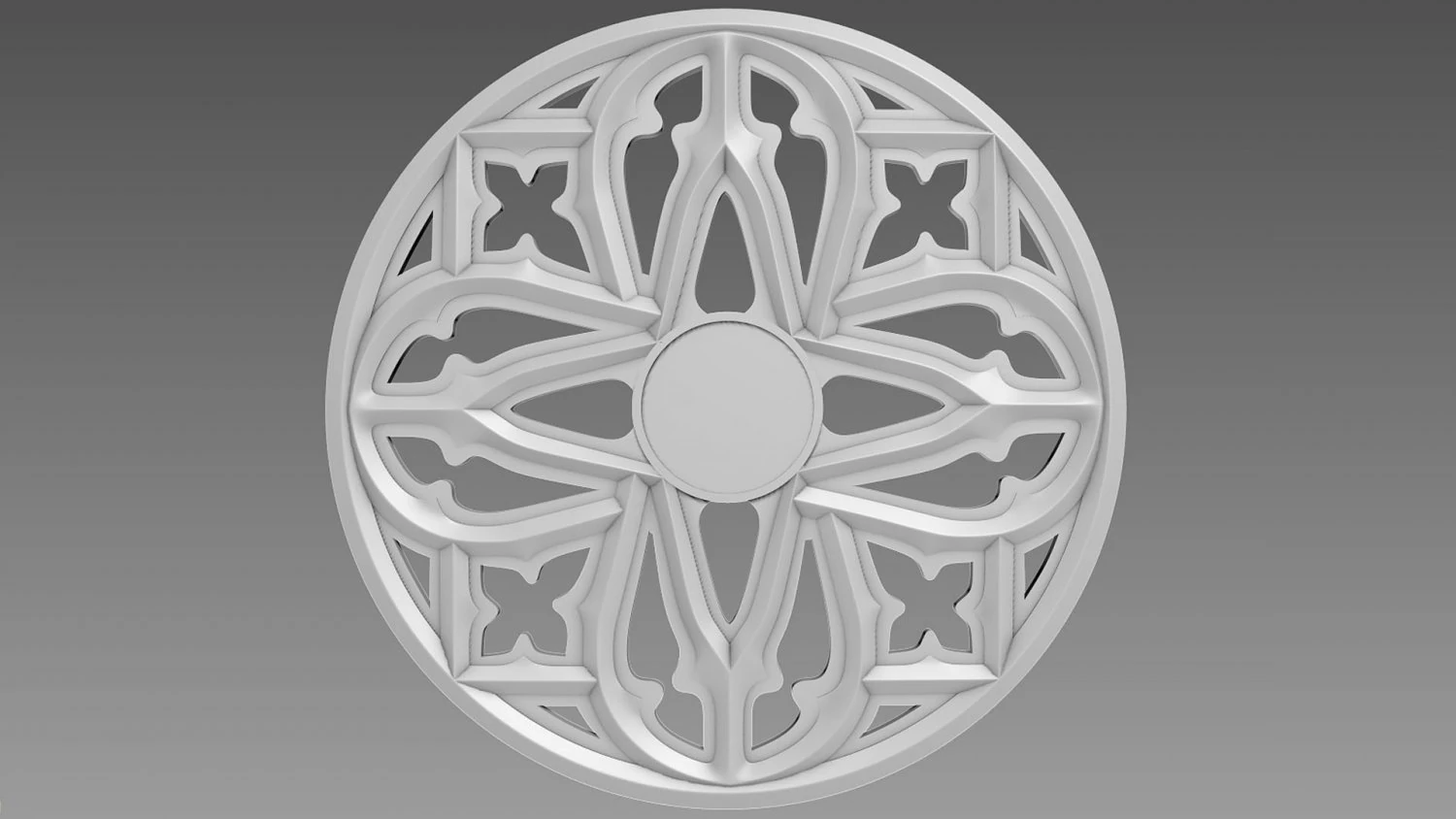 Lattice Decor Relief 3D Model .c4d .max .obj .3ds .fbx .stl .blend
