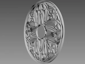 Lattice Decor Relief 3D Model