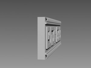 Molding relief Modèle 3D
