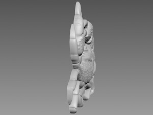 Crab Relief Model 3D