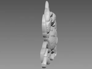 Crab Relief 3D Model