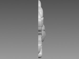 Crab Relief Model 3D