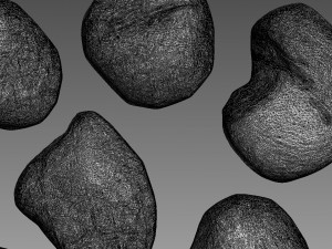 Pebbles Rock Relief 3D Модель