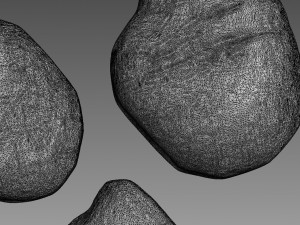 Pebbles Rock Relief 3D Модель