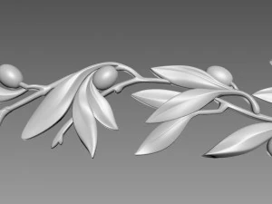 올리브 가지 3D 모델