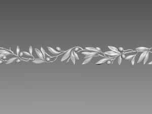 Olive Branch 3D Model