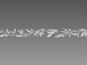 Olive Branch 3D Model
