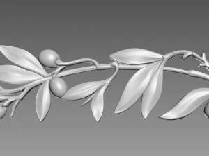 Olive Branch 3D Model